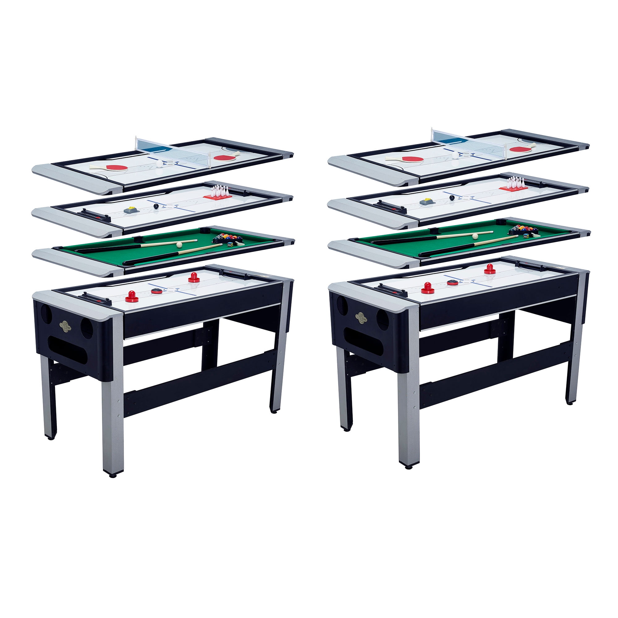 Lancaster Pool Bowling Hockey Table Tennis Combo Arcade Game