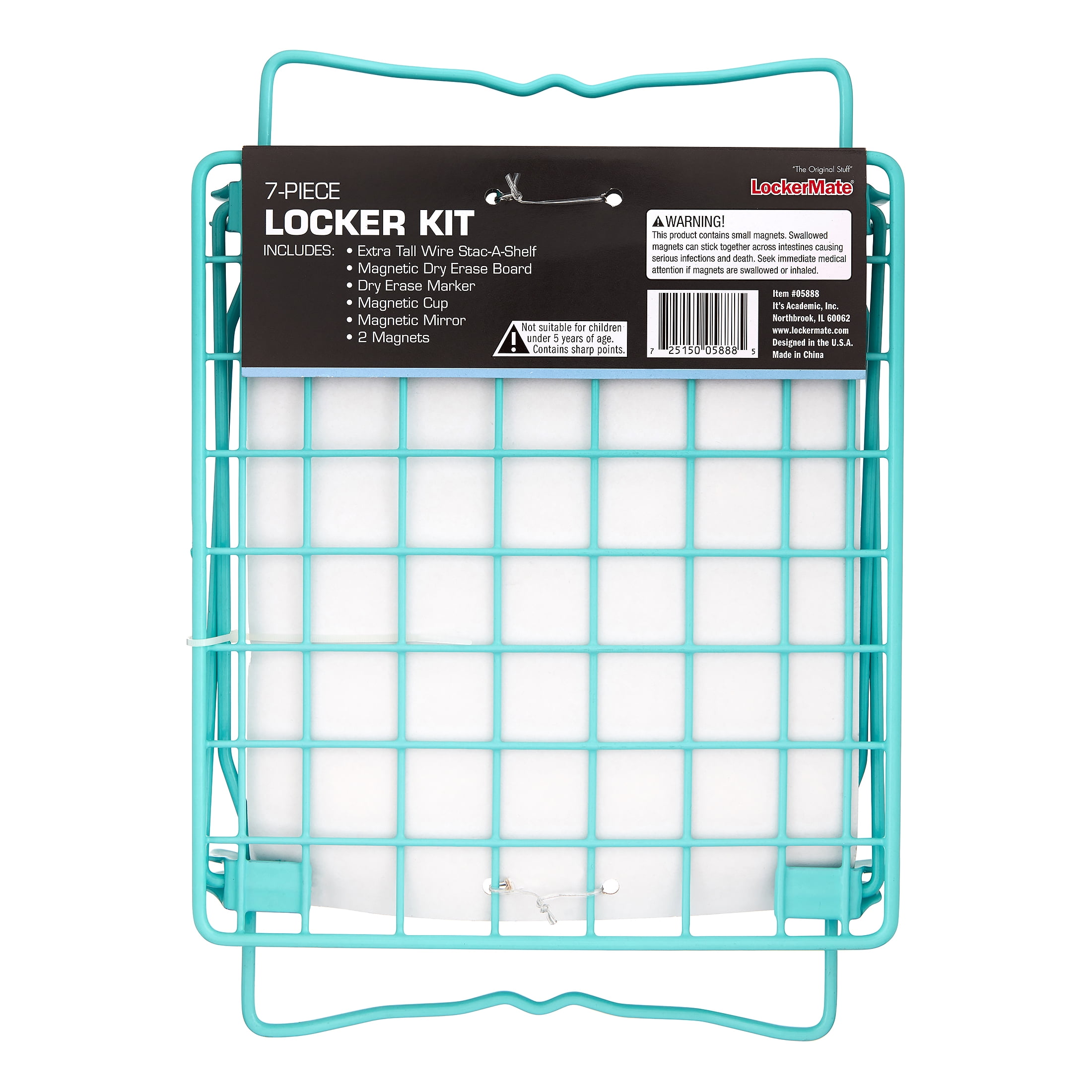 Lockermate 7 Piece Locker Kit With 12 Stac A Shelf Mint