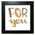 thumbnail image 1 of Pour Vous Citer handwrite Noir Cadre Carré Photo Mur Table, 1 of 3