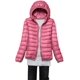 thumbnail image 4 of Chaqueta de plumón para mujer, talla grande, chaqueta de plumón ligera y plegable con capucha para otoño e invierno, 4 of 5