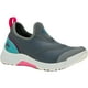 thumbnail image 1 of Botas MUCK Outscape Low para mujer, gris oscuro/verde azulado/rosa, talla 5, 1 of 7