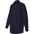 thumbnail image 1 of Van Heusen - Camisa de sarga de manga larga, marina M Van Heusen Camisa de vestir, 1 of 2