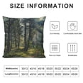 thumbnail image 6 of Acheng Nature Misty Throw Pillow Case Cushion Cover Home Office Decorative for Sofa Living Room Square,Suitable for All Season Pillow Case for Room Bedroom Sofa Chair,2 Pcs White, 6 of 6