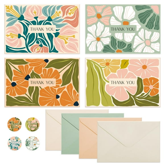 Tarjetas de agradecimiento Thboxes, paquete de 36, 10 x 15 cm con sobres