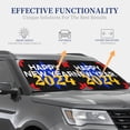 thumbnail image 4 of Saiise Happy New Year 2024 (6) for Foldable Car Sun Shades (2-Pack) Offer Sun Protection with an Easy-fold Design for Convenient Windshield Shading-Large, 4 of 6