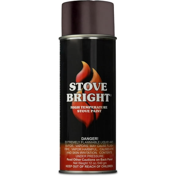 Stove Bright High Temp Paint - Rich Brown Metallic