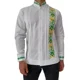 thumbnail image 4 of Guayabera Yucateca Colibrí Bordado Verde (manga Larga), 4 of 8