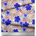 thumbnail image 2 of Soimoi Rayon Fabric Floral & Leaves Tropical Print Fabric by Yard 42 Inch Wide, 2 of 2