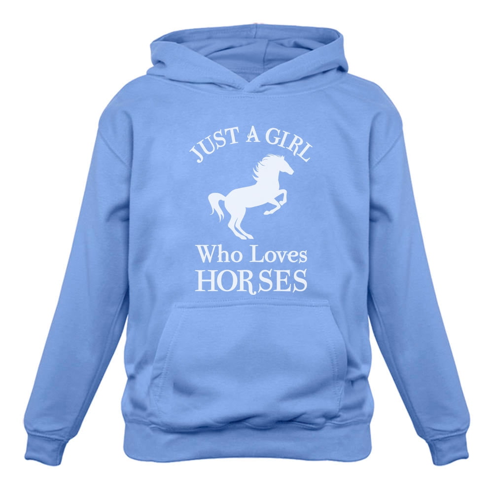 Horse Lover Just A Girl Who Loves Horses Cats Women Sweatshirt tee