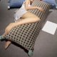 thumbnail image 5 of Almohada larga de terciopelo para niñas, cojín de sofá de algodón suave de 23.62", soporte lateral para dormir, almohada para piernas, comodidad junto a la cama del dormitorio, 5 colores, 1.43 libras, 5 of 5