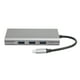 thumbnail image 5 of Z‑030 Estación de acoplamiento de concentrador tipo C 10 en 1 USB3.0/PD/HDMI/RJ45/VGA/Tarjeta de memoria/Adaptador de 3,5 mm, 5 of 8
