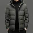 thumbnail image 2 of Abrigos de plumón de seda de leche nuevos de lujo con relleno de pato corto para hombre, ropa de diseñador para hombre, chaquetas acolchadas ligeras, abrigo de invierno frío, 2 of 5