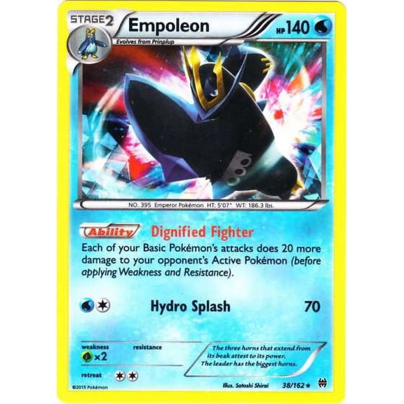 Pokemon X & Y BREAKthrough Single Card Holo Rare Empoleon #38