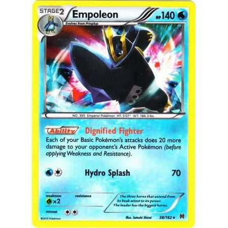 Pokemon X & Y BREAKthrough Single Card Holo Rare Empoleon #38