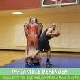 thumbnail image 2 of GoSports Inflataman Basketball Defender Training Aid - Weighted Defensive Dummy for Shooting, Dribbling and Driving Drills, 2 of 5