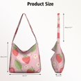 thumbnail image 4 of Strawberry Handbag Casual Tote Canvas Bag Crossbody Phone Bag for Women Men, 4 of 5