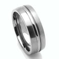 thumbnail image 2 of 7MM Comfort Fit Titanium Wedding Band Polished Center & Brushed Edges Ring (Size 7 to 14), 2 of 2