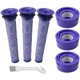 thumbnail image 1 of Juego de 7 filtros de repuesto para aspiradora Dyson V6, V8, V7, 3 filtros de columna HEPA, 3 prefiltros, 1 cepillo de limpieza, números de pieza de repuesto 965661-01 y 967478-01, 1 of 5