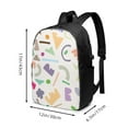 thumbnail image 2 of YFYANG 17" Laptop Backpack, Abstract Geometric Patterns Fashion Travel Work Backpack with USB and Headphone Cable Interface for Men and Women, 2 of 6