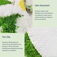 thumbnail image 3 of Alfombra de baño con forma de flor, alfombra de baño con flores súper suave y absorbente, alfombra de baño lavable a máquina, regalo para ducha, dormitorio, sala de estar (color: Verde), 3 of 5