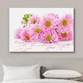 thumbnail image 3 of wall26 Canvas Print Wall Art Neon Pink Vibrant Gerbera Daisy Flowers Nature Floral Photography Realism Botanical Wilderness Zen Rustic Colorful Decorative for Living Room, Bedroom, Office - 16"x, 3 of 5
