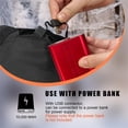 thumbnail image 3 of Outdoor Temperature Adjustable Heated Hand Muff USB Rechargeable Hand Warmer for Ice Fishing Camping, 3 of 7