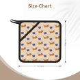 thumbnail image 3 of Sikiie Dachshund Pot Holders Kitchen Insulation Mats Heat Resistant Pot-Holder Oven Anti-Scald Pads for Cooking Baking, 7.1*7.1inch, 3 of 8