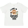 thumbnail image 3 of Inktastic Monkey I Love Hanging out with My Titi Boys or Girls Toddler T-Shirt, 3 of 5