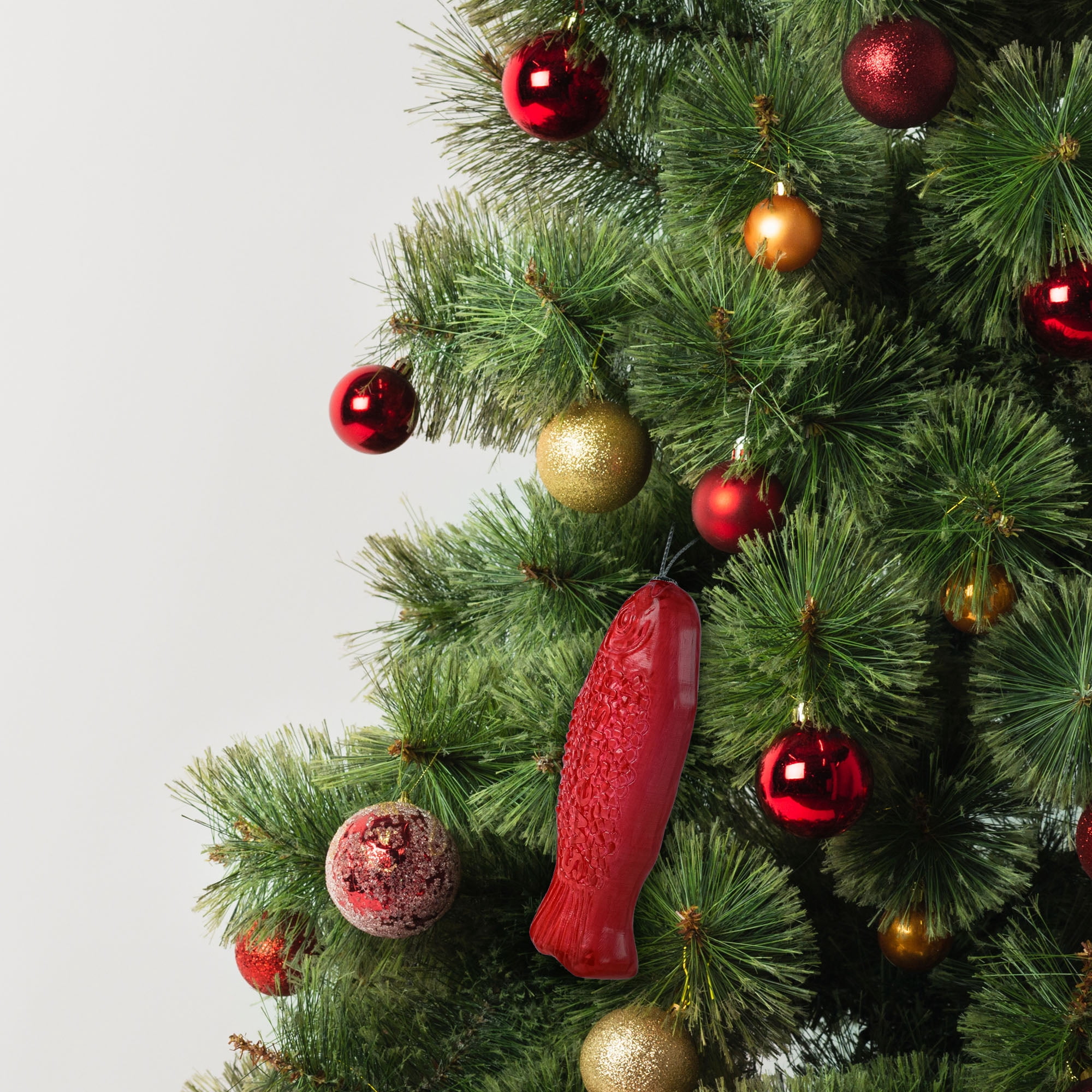 Swedish Fish, Red Christmas Tree Ornament