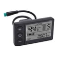 thumbnail image 1 of 24V 36V 48V 60V Waterproof LCD Display S866 Controller Panel Dashboard Electric Bike Display for Electric Scooter 5Pin, 1 of 5