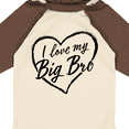 thumbnail image 4 of Inktastic I Love My Big Bro in Black Chalk Heart Boys or Girls Long Sleeve Baby Bodysuit, 4 of 5