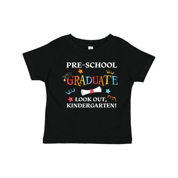 Inktastic Pre-school Graduate Look Out, Kindergarten Boys or Girls Toddler T-Shirt