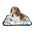 thumbnail image 2 of PKQWTM Sea Ocean Watercolor Seashell Coral Crab Pet Dog Cat Bed Pee Pads Mat Cushion Potty Dogsblankets Crate Bed Kennel 20x24 inch, 2 of 3