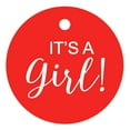 thumbnail image 1 of 100 Pcs Étiquettes Suspendues pour Baby Shower Forme Ronde Cadeau de Mariage Papier Tag, 1 of 1