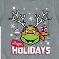 thumbnail image 3 of Teenage Muntant Ninja Turtle - Happy Holidays - Toddler And Youth Short Sleeve Graphic T-Shirt, 3 of 5