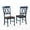 Navy, variant on Crosley Furniture Shelby 18" Traditional Wood Dining Chair in Teal (Set of 2)