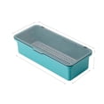 thumbnail image 2 of Organizador de cajones transparente, 2 uds., Ideal para organizar cajones de cocina, oficina, escritorio, cubiertos, utensilios de cocina, baños de cosméticos, 2 of 5