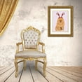 thumbnail image 3 of Fab Funky 25x32 Gold Ornate Wood Framed with Double Matting Museum Art Print Titled - Pomeranian and Candy Canes, 3 of 4