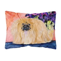 Caroline's Treasures SS8661PW1216 Pekingese Decorative Canvas Fabric Pillow, 12H x16W, multicolor