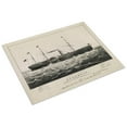 thumbnail image 3 of Print: U.S. Mail Steam Ship, Atlantic: Collins Line. Builders, Hull By Wm, 3 of 4