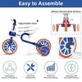 thumbnail image 6 of KORIMEFA 4 in 1 Toddler Bike for 1-4 Years Old Boy Girl Toddler Tricycle Kids Trikes for Balance Training Baby Bike Infant Trike, Blue, 6 of 13