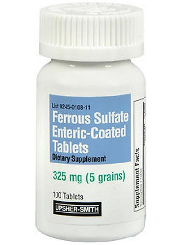 Upsher-Smith Ferrous Sulfate 325 mg - 100 Tablets