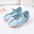 thumbnail image 2 of Staki Pearl Shoes Flower Girl Shoes Toddler Little Kid Ballet Flats Pearls Wedding Party Mary Jane Girls Dress Shoes Blue,12 Little Kid, 2 of 7