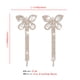 thumbnail image 3 of Cadena de garra de lujo Pendientes de borla de mariposa de diamante completo Temperamento Pendientes de botón de dama que combinan con todo Wmkox8yii fajkfhkj5206, 3 of 9