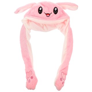 Louise Pink Bunny Ears Hat Bob's Burgers Cosplay Costume Halloween