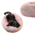 thumbnail image 3 of Washable Calming Comfy Donut Style Plush Pet Cat Or Dog Bed50CM, 3 of 3