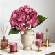 thumbnail image 2 of Tallos de hortensias artificiales con cabeza de flor de seda | Hortensias artificiales realistas para decoración del hogar, 2 of 9