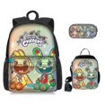 thumbnail image 1 of Game Time Capítulo 3 Critters sonrientes Mochila escolar Conjunto de tres piezas Mochila para estudiantes, 1 of 4