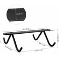 thumbnail image 1 of Juego de 2 portavasos de metal para colgar debajo del armario, estante de almacenamiento con 8 ganchos para colgar tazas, tazas de café, vasos de cerveza, utensilios de cocina esquí esquí Gafas de esquí, 1 of 5