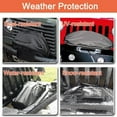 thumbnail image 4 of Lifetechs Winch Cover Heavy Duty Waterproof Dust-Proof Winch Protection Cover for 8500-17500 Lbs Electric Winch Universal Car Supplies, 4 of 8